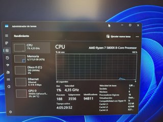 PC Gaming RTX 4060 8GB, 16GB RAM, Ryzen 7