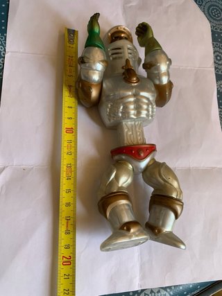 Mattel Action Figure Robot Silver Gold