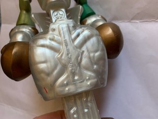 Mattel Action Figure Robot Silver Gold