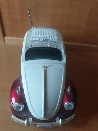 Maggiolino Taxi Rosso Bianco