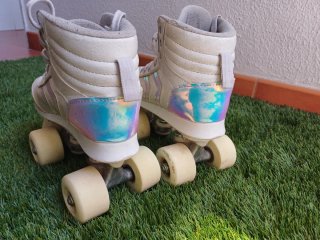 Patines Oxelo 4 Ruedas Blancos T33