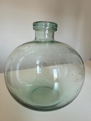 Vaso rotondo in vetro