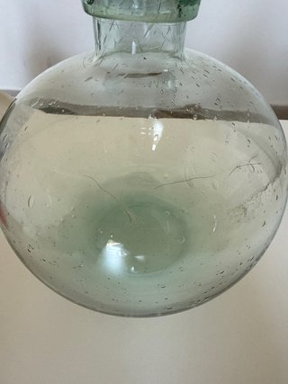 Vaso rotondo in vetro