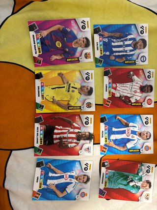 8 Cartas Fútbol Panini 2025-2026