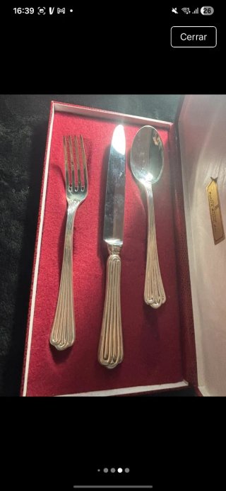 Set de Cubiertos Plata 925 . 272 gramos