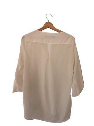 Blusa Zara Basic Blanca Talla M