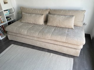 Sofá cama Maisons du Monde beige
