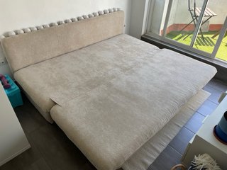 Sofá cama Maisons du Monde beige