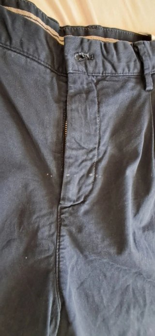 Calças Zara azul escuro slim fit tamanho EU 42
