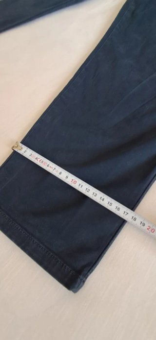 Calças Zara azul escuro slim fit tamanho EU 42
