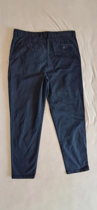 Calças Zara azul escuro slim fit tamanho EU 42