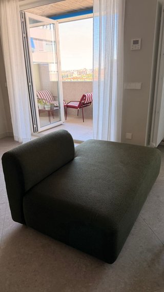 Diván Sklum verde oscuro