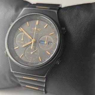 Seiko 7A38 7180 Vintage Chrono Funciona Perfecto