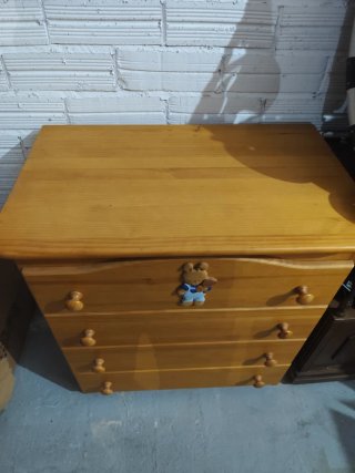 Mueble infantil 4 cajones