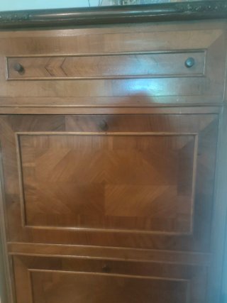 Bar vintage madera y cristal