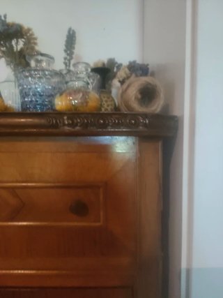 Bar vintage madera y cristal