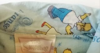 Chaqueta pijama The Simpsons hombre.