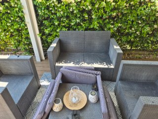 Set divani da giardino grigio