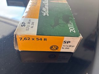 Caja Cartuchos 7,62 x 54 R Sellier & Bellot