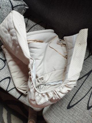 Funda capazo beige 2 piezas