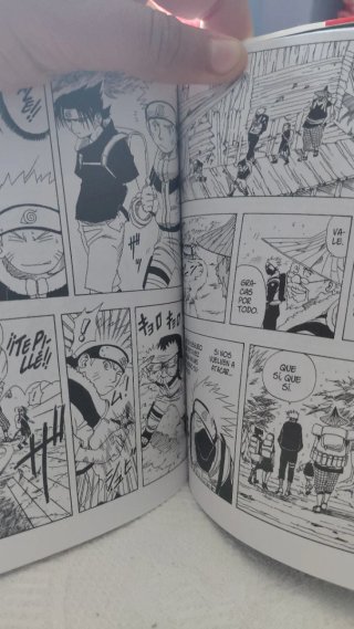 2 PRIMEROS TOMOS DE NARUTO TAPA BLANDA