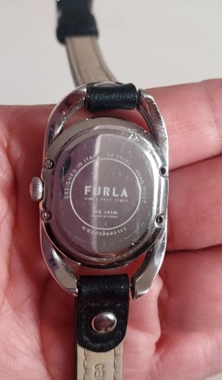 Reloj Furla Mujer Negro y Plateado