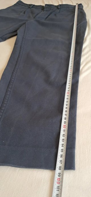 Calças Zara azul escuro slim fit tamanho EU 42
