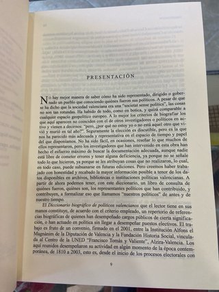 Diccionario biográfico de políticos valencianos...