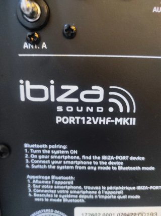 Ibiza Sound Port12VHF-MKII Altavoz 12