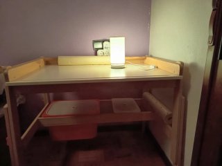 Mesa escritorio madera, altura progresiva