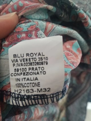 Abito estivo lungo fantasia