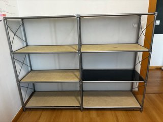 Estantería Metálica IKEA Laxvik Gris y negro