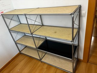 Estantería Metálica IKEA Laxvik Gris y negro