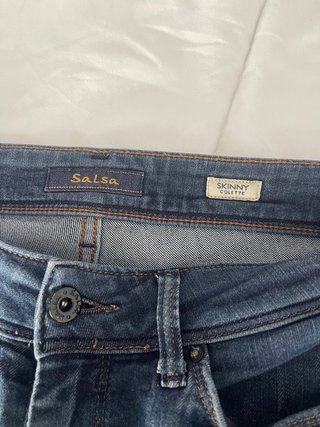 Pantalón vaquero elástico Salsa queda ideal
