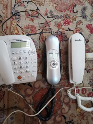 Lote 3 teléfonos vintage Daewoo, Thomson, Binatone