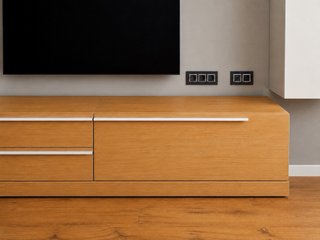 Mueble TV madera y metal