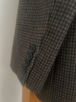 Americana Zara Lana Marrón Talla M