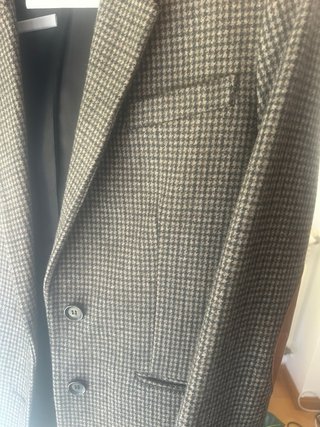 Americana Zara Lana Marrón Talla M