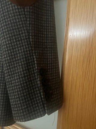 Americana Zara Lana Marrón Talla M
