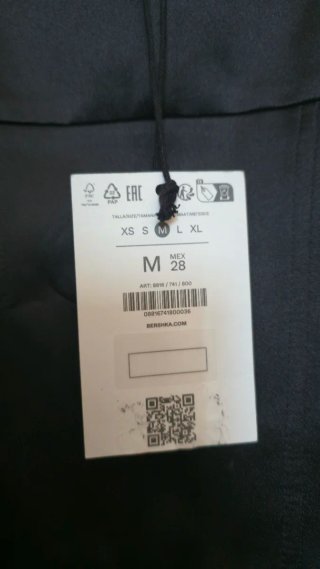 Top corsé Bershka negro