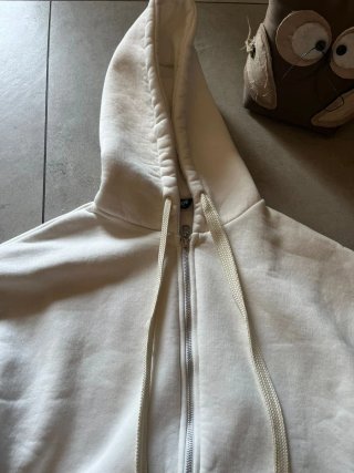 Duca Felpa con cappuccio bianca
