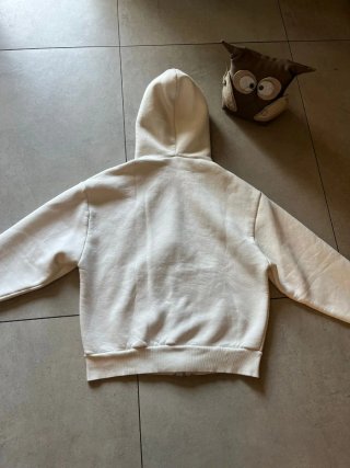 Duca Felpa con cappuccio bianca