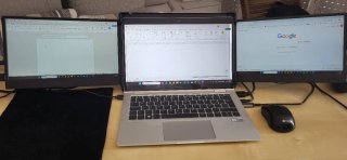 Triple pantalla portátil para portátil (KEFEYA)
