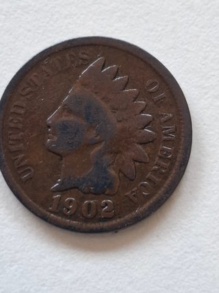 Moneda Indian Head 1902 (USA-sin PVC)