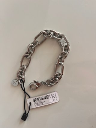 Pulsera Everly Plata con Charm X