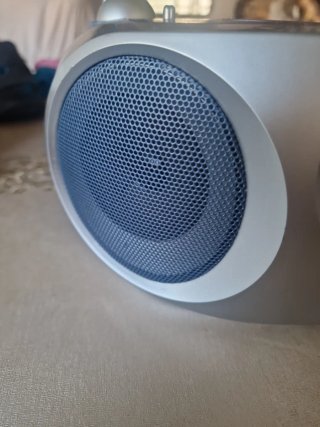 Radio CD MP3 BRIGMTON Plata y Azul