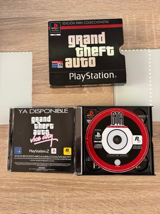 Grand Theft Auto PS1 Edición Coleccionista PAL