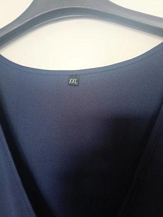 Abito estivo corto floreale blu