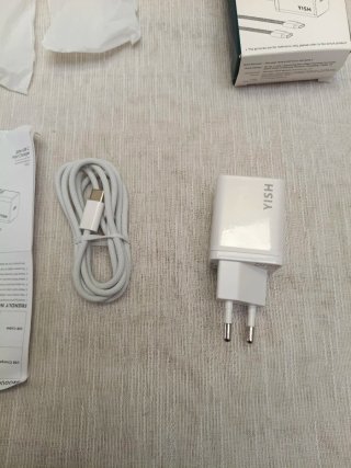 Cargador YISH 25W USB-C Carga Rápida