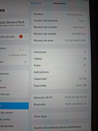 iPad mini 2 Plata